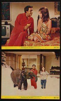 7h274 PARTY 3 8x10 mini LCs '68 Peter Sellers, Claudine Longet, directed by Blake Edwards!