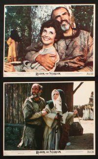 7h132 ROBIN & MARIAN 8 8x10 mini LCs '76 great images of Sean Connery & Audrey Hepburn!
