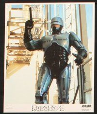 7h135 ROBOCOP 2 8 8x10 mini LCs '90 cyborg policeman Peter Weller, sci-fi sequel!
