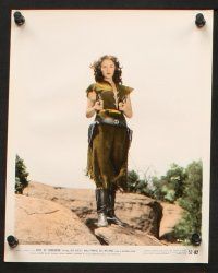 7h056 ROSE OF CIMARRON 10 color 8x10 stills '52 Jack Buetel, Mala Powers as The Wildcat of the West