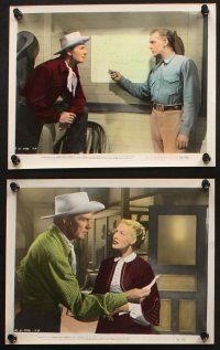 7h062 SANTA FE 10 color 8x10 stills '51 Randolph Scott in New Mexico, directed by Irving Pichel!