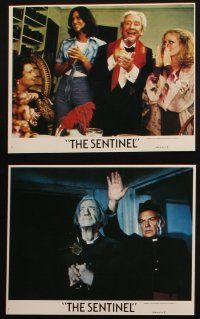 7h193 SENTINEL 8 8x10 mini LCs '77 Chris Sarandon, Ava Gardner, Burgess Meredith!