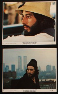 7h197 SERPICO 8 8x10 mini LCs '74 bearded Al Pacino, Sidney Lumet crime classic!