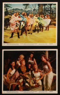 7h027 SEVEN BRIDES FOR SEVEN BROTHERS 12 color 8x10 stills '54 cool images of Jane Powell & Keel!