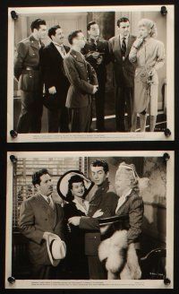 7h438 SEVEN DAYS' LEAVE 12 8x10 stills '42 Lucille Ball, Victor Mature & top radio entertainers!