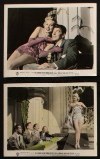 7h077 SHE'S WORKING HER WAY THROUGH COLLEGE 10 color 8x10 stills '52 Virginia Mayo, Ronald Reagan!