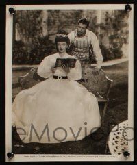 7h877 SO GOES MY LOVE 3 8x10 stills '46 Myrna Loy & Don Ameche in period costumes!