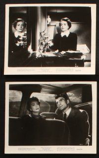7h496 SUDDEN FEAR 10 8x10 stills '53 many images of Joan Crawford & Jack Palance!