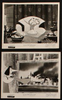 7h711 TRUTH ABOUT MOTHER GOOSE 6 8x10 stills '57 Disney fairly tale fantasy cartoon!