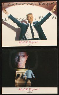 7h085 ABSOLUTE BEGINNERS 8 color English FOH LCs '86 David Bowie stars in the musical!