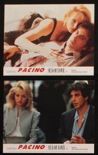 7h184 SEA OF LOVE 8 color English FOH LCs '89 Ellen Barkin is the love of Pacino's life or the end!