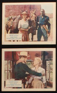 7h245 SERGEANT RUTLEDGE 8 color English FOH LCs '60 John Ford, Jeffrey Hunter, Towers, Woody Strode