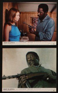 7h202 SHAFT IN AFRICA 8 color English FOH LCs '73 Richard Roundtree stickin' it in the Motherland!