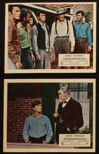 7h213 SHENANDOAH 8 color English FOH LCs '65 cool images of James Stewart in the Civil War!