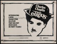 7j493 CIRCUS 1/2sh R70 great artwork of Charlie Chaplin, slapstick classic!