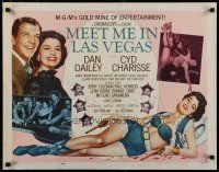 7j633 MEET ME IN LAS VEGAS style B 1/2sh '56 super-sexy showgirl Cyd Charisse in cowgirl outfit!