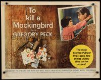 7j812 TO KILL A MOCKINGBIRD 1/2sh '62 Gregory Peck, from Harper Lee's classic novel!