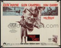 7j820 TRUE GRIT 1/2sh '69 John Wayne as Rooster Cogburn, Kim Darby, Glen Campbell