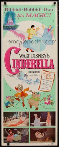 7j072 CINDERELLA insert R65 Walt Disney classic romantic musical fantasy cartoon!