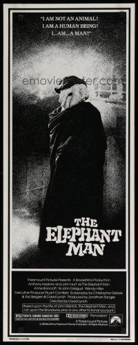 7j106 ELEPHANT MAN insert '80 John Hurt, Anthony Hopkins, directed by David Lynch!