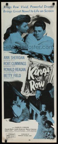 7j238 KINGS ROW insert R56 Ann Sheridan w/Ronald Reagan in 'Where's the rest of me' scene!