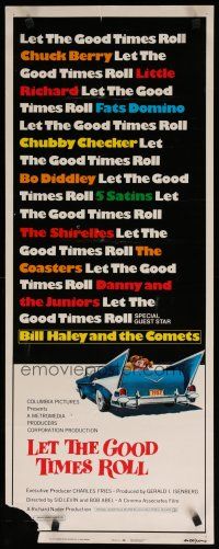 7j254 LET THE GOOD TIMES ROLL insert '73 Chuck Berry, Bill Haley & real '50s rockers!