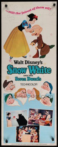 7j381 SNOW WHITE & THE SEVEN DWARFS insert R67 Walt Disney animated cartoon fantasy classic!