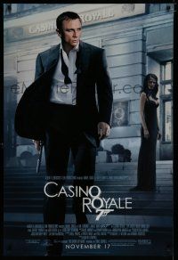 7k144 CASINO ROYALE advance DS 1sh '06 Daniel Craig as James Bond & sexy Eva Green!