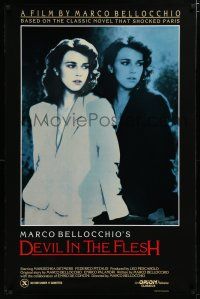 7k218 DEVIL IN THE FLESH 1sh '87 Marco Bellocchio, sexy Maruschka Detmers!