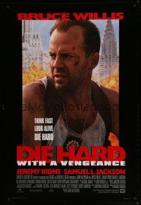 7k224 DIE HARD WITH A VENGEANCE style B 1sh '95 Bruce Willis, Jeremy Irons, Samuel L. Jackson