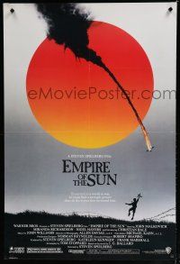 7k253 EMPIRE OF THE SUN 1sh '87 Stephen Spielberg, John Malkovich, first Christian Bale!