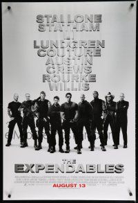 7k264 EXPENDABLES advance DS 1sh '10 Sylvester Stallone, Jason Statham, Jet Li, Lundgren & more!