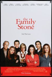 7k269 FAMILY STONE style B advance DS 1sh '05 Claire Danes, Diane Keaton, Rachel McAdams!