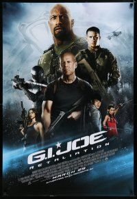 7k304 G.I. JOE: RETALIATION advance DS 1sh '12 Bruce Willis, Adrianne Palicki, Dwayne Johnson!