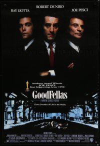 7k322 GOODFELLAS awards 1sh '90 Robert De Niro, Joe Pesci, Ray Liotta, Martin Scorsese!