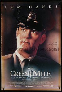 7k331 GREEN MILE advance DS 1sh '99 cool artwork of Tom Hanks, Stephen King prison fantasy!