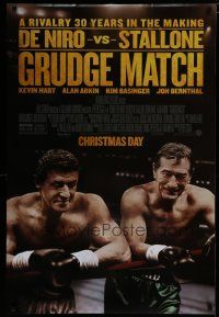 7k336 GRUDGE MATCH advance DS 1sh '13 Robert De Niro & Sylvester Stallone in boxing ring!