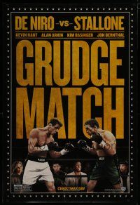 7k337 GRUDGE MATCH teaser DS 1sh '13 Robert De Niro & Sylvester Stallone in boxing ring!