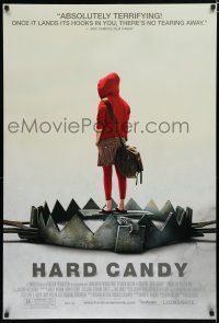 7k343 HARD CANDY DS 1sh '05 Ellen Page tries to expose a pedophile, wild bear trap image!