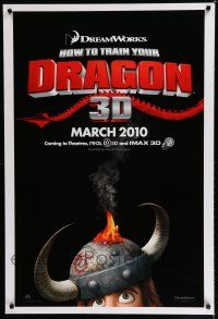 7k375 HOW TO TRAIN YOUR DRAGON teaser DS 1sh '10 DeBlois & Sanders CGI animation!