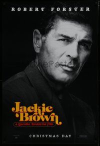7k413 JACKIE BROWN teaser 1sh '97 Quentin Tarantino, close-up of Robert Forster!
