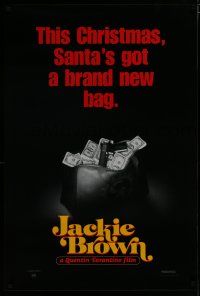 7k418 JACKIE BROWN teaser 1sh '97 Quentin Tarantino, Santa's got a brand new bag!