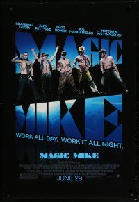 7k494 MAGIC MIKE advance DS 1sh '12 Channing Tatum, Alex Pettyfer, Matthew McConaughey!