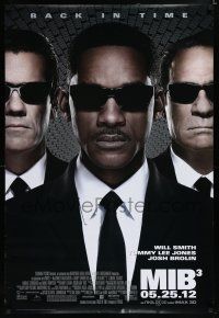 7k525 MEN IN BLACK 3 advance DS 1sh '12 Will Smith, Tommy Lee Jones, Josh Brolin, sci-fi sequel!