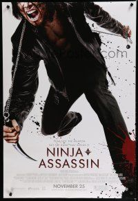 7k571 NINJA ASSASSIN advance DS 1sh '09 fear not the weapon but the hand that wields it!