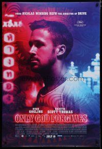 7k580 ONLY GOD FORGIVES advance DS 1sh '13 Ryan Gosling, Nicolas Winding Refn, murder in Thailand!