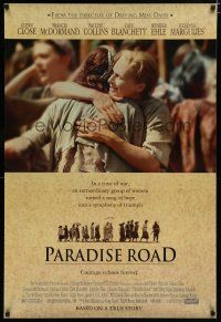 7k590 PARADISE ROAD 1sh '97 Glenn Close, Frances McDormand, directed by Bruce Beresford!