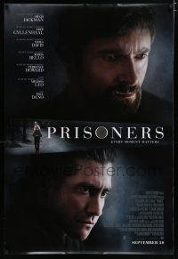7k622 PRISONERS advance DS 1sh '13 image of Hugh Jackman & Jake Gyllenhaal!
