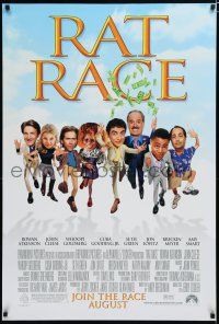 7k639 RAT RACE advance DS 1sh '01 Jon Lovitz, John Cleese, Cuba Gooding Jr., Rowan Atkinson!