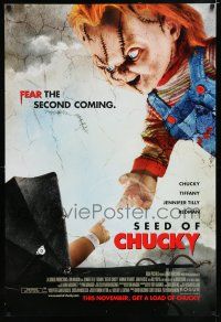 7k683 SEED OF CHUCKY advance DS 1sh '04 Brad Dourif, Jennifer Tilly, fear the second coming!